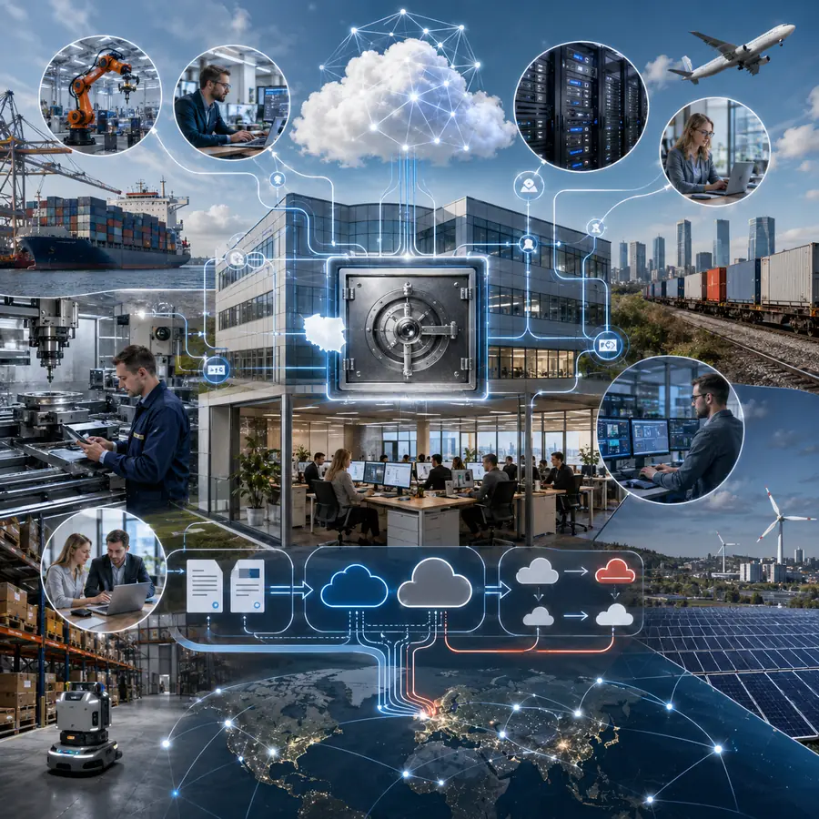 Firma korzysta z globalnych technologii, zachowując dane, interfejsy i możliwość migracji do innego dostawcy.